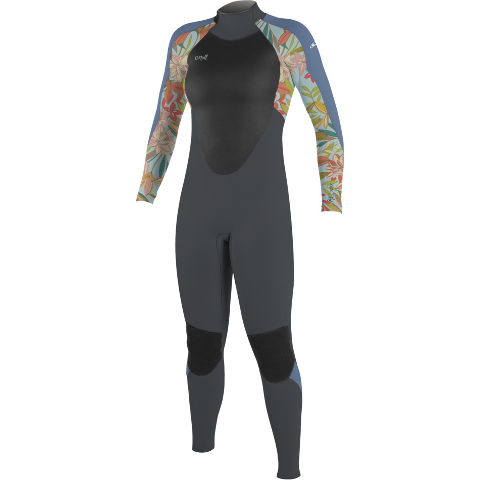 2024 O'Neill Piger Epic 5/4mm Back Zip Våddragt 4219BG - Graphite / Dahlia / Infinity